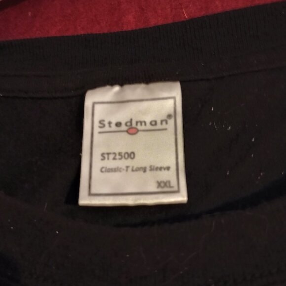 Men's Black XXL Breaking Bad Graphic Long Sleeve Shirt Distressed Fading - Picture 3 of 4